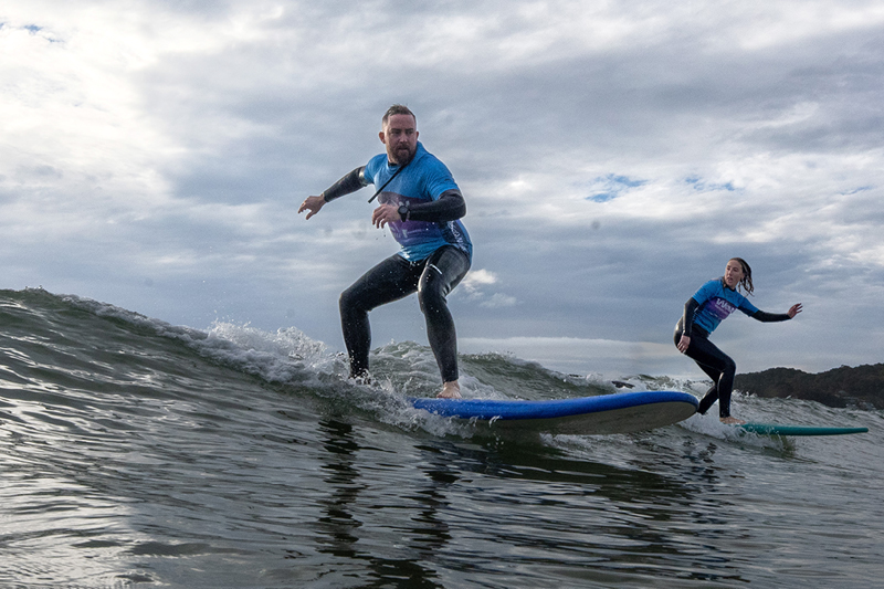 Veterans surfing